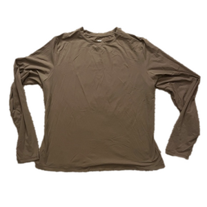 NWT Skims 3X FITS EVERYBODY LONG SLEEVE T-SHIRT Umber Brown MSRP $54